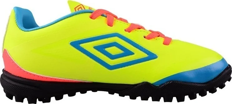 80925U DKC Umbro Velocita Club TF JNR (safety yellow/scuba blue/fiery coral)