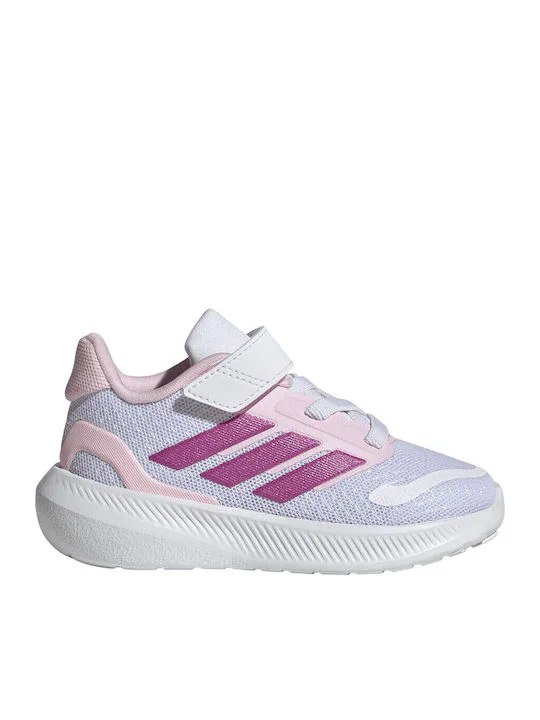 Adidas Runfalcon 5 El I Αθλητικά Παιδικά Παπούτσια Running με Σκρατς Λιλά
