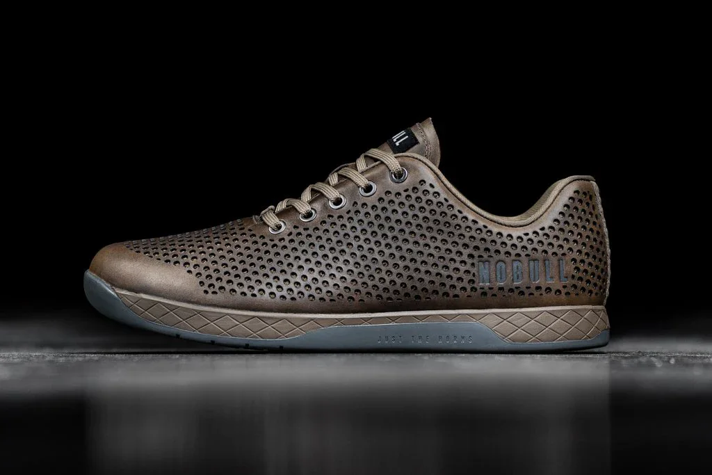 NoBull Leather Trainer Sand/Grey