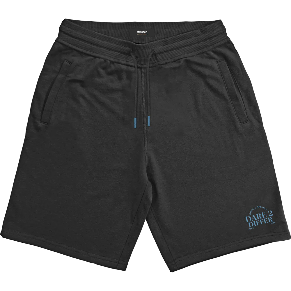 MS-603A Double Terry Fleece Shorts (Μεγάλα Μεγέθη) Black