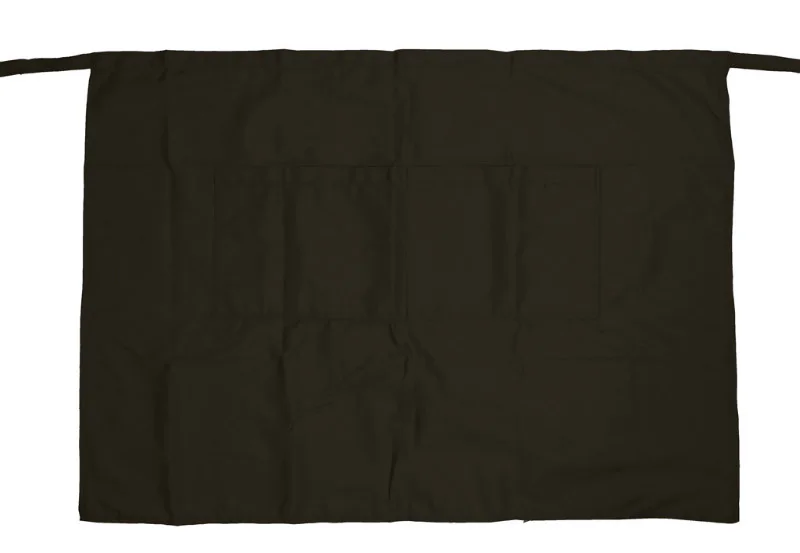 Apron 02 Ποδιά Μαγείρων μακριά (κάτω από το γόνατο) Χρώμα Μαύρο