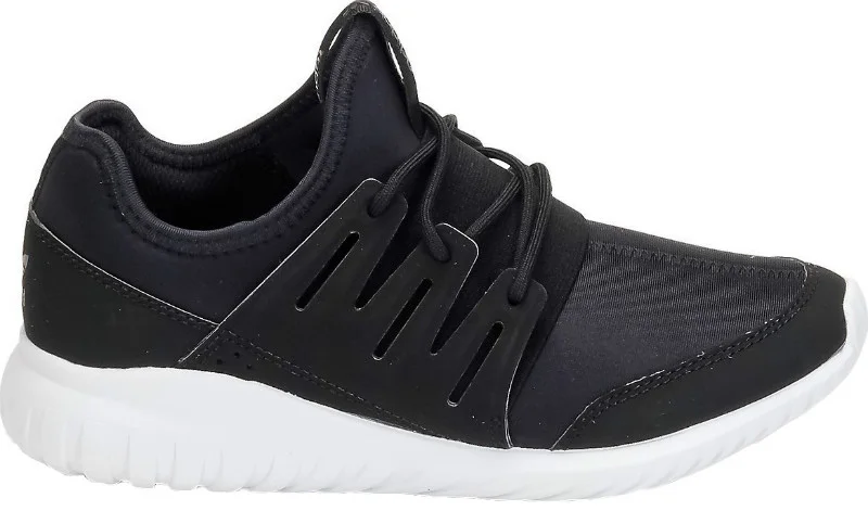 S75774 Adidas Tubular Radial K (cblack/cblack/ftwwht)