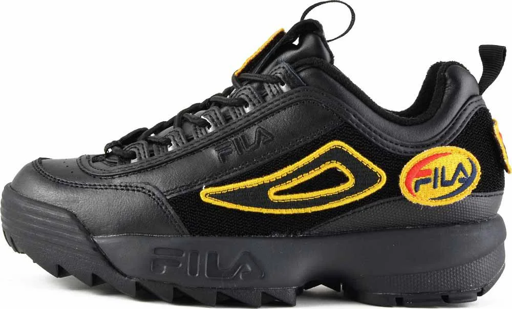 5FM00538-001 Fila Disruptor 2 Patches (BLK/BLK/BLK)