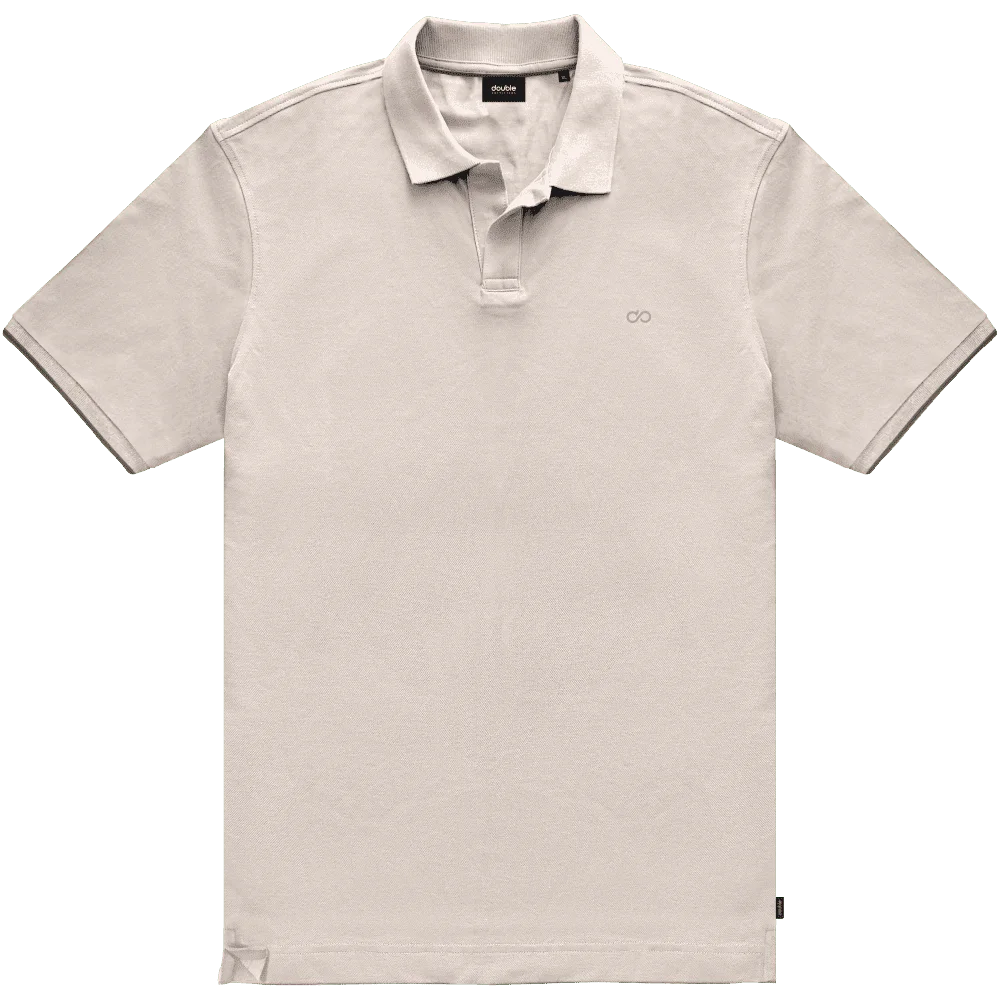 PS-318SA Double Polo Pique Shirts (Μεγάλα Μεγέθη) Ice Grey