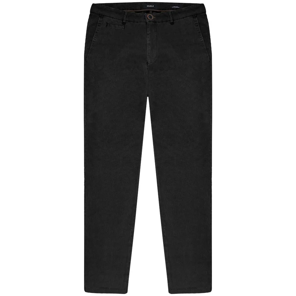 CP-237 Double Jacquard Fabric Chinos (Black)