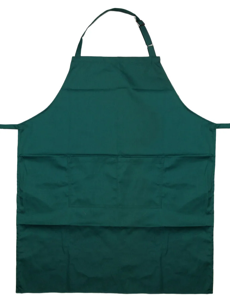 Apron 03 Ποδιά Μαγείρων μακριά με στηθούρι Χρώμα Πράσινο