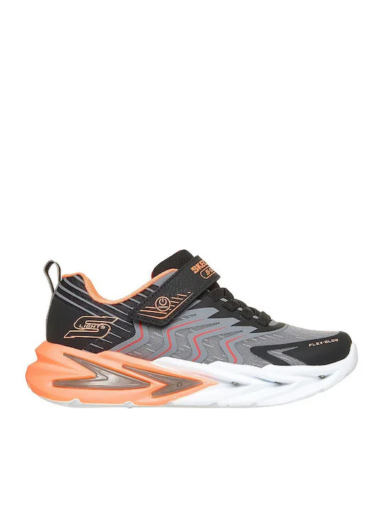 Skechers Flex Glow Ultra Prism Pacer Παιδικά Παπούτσια Running με Σκρατς 400141CL BKCC