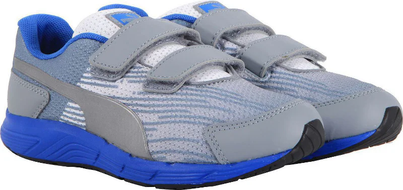 358663 01 Puma Sequence V Kids (TRADE WINDS-STRONG BLUE)