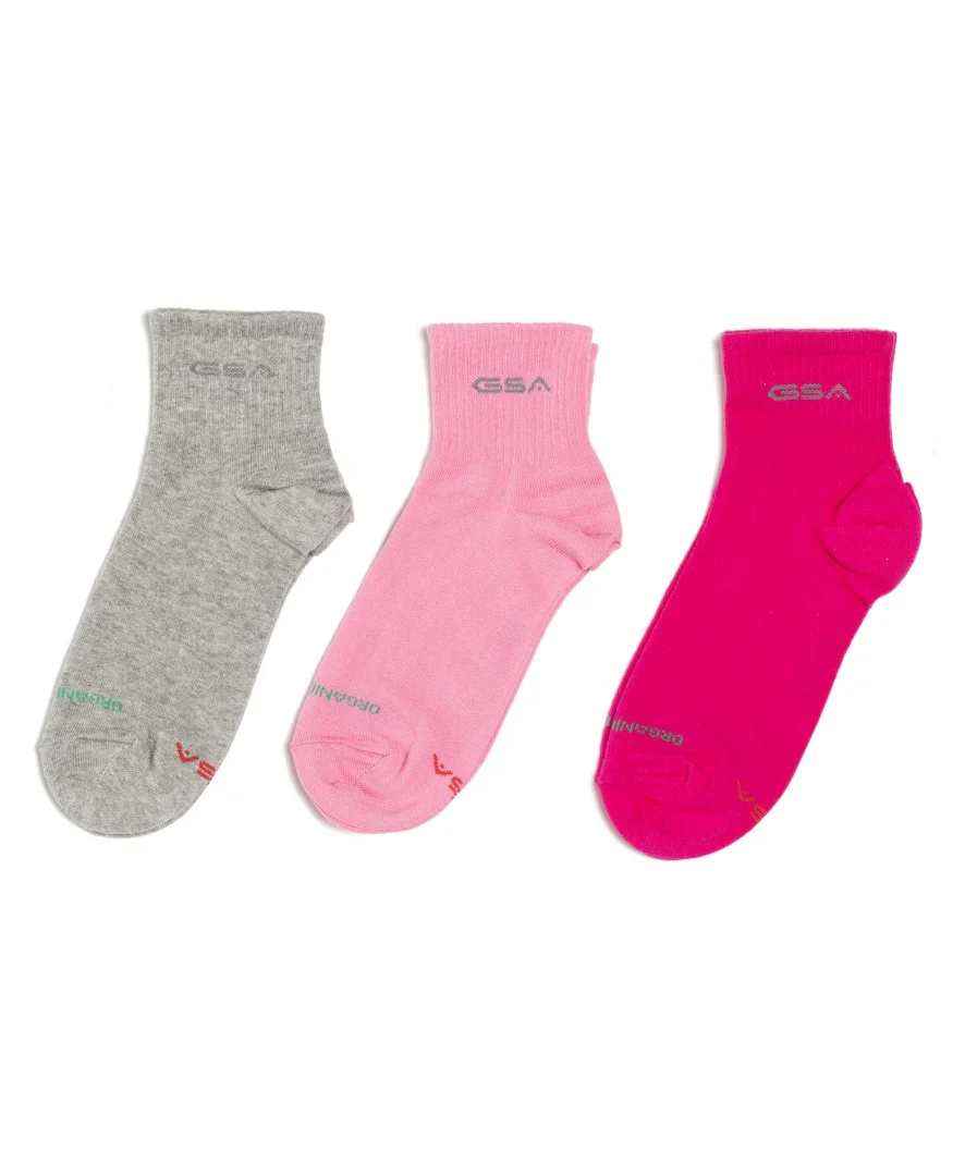 GSA 500+ Organic Cotton Women’s Quarter 3pcs 82-16053-50
