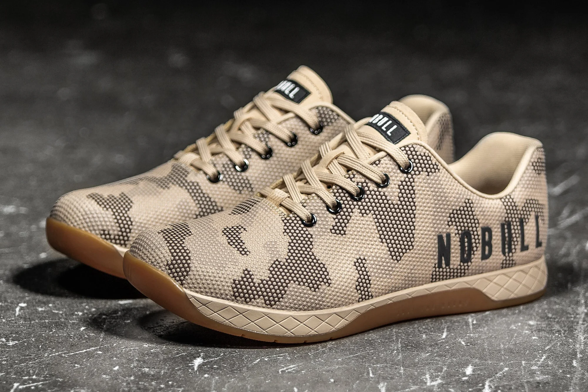 NoBull Superfabric Trainer Sand Camo/Gum