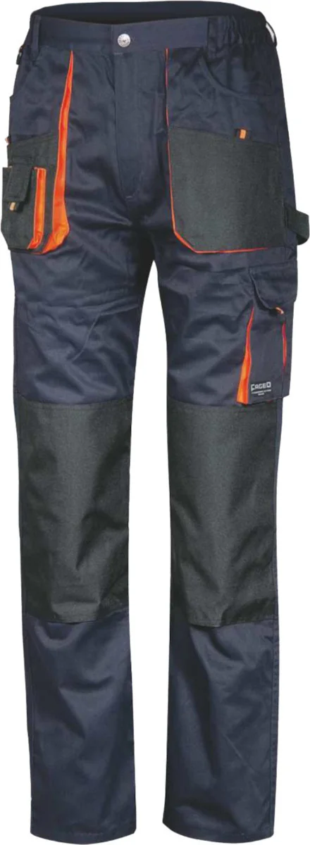546 Fageo Trousers Navy/Orange