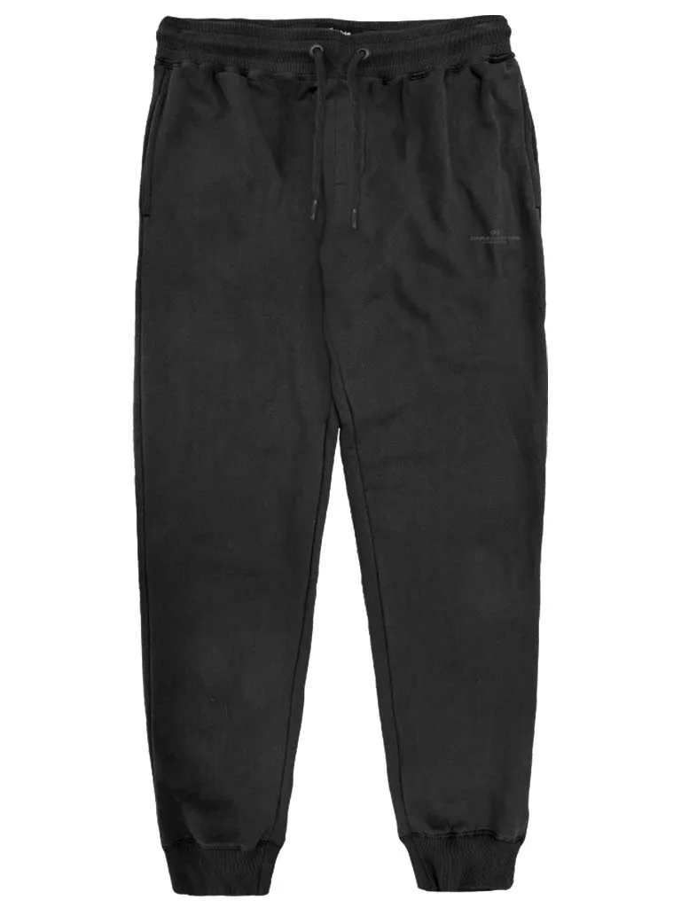 MPAN-6004A Double Παντελόνια Φόρμας (Μεγάλα Μεγέθη) Black