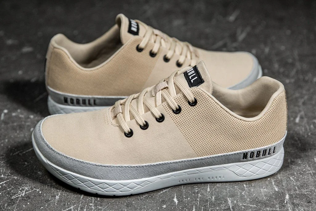 NoBull Canvas Trainer Sand/Light Grey