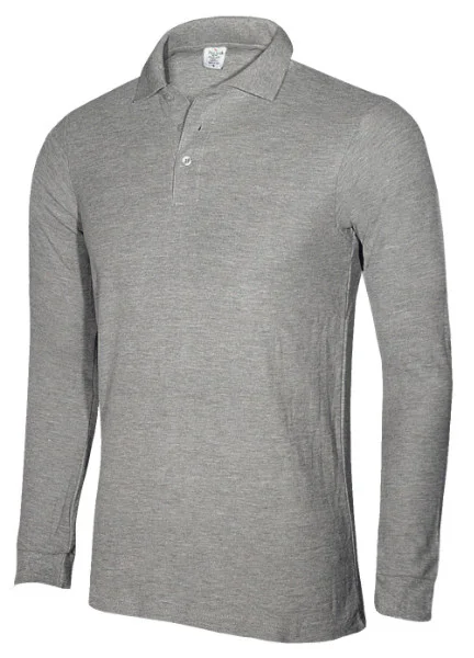 MPLS-180 Keya Polo Long Sleeve Χρώμα Γκρι