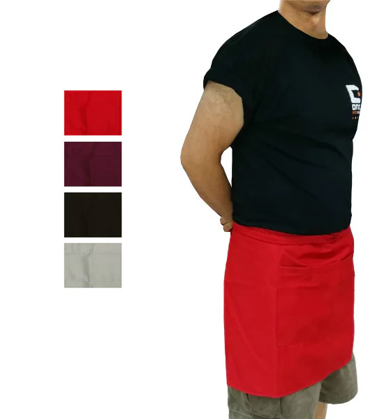 Apron 01 Ποδιά Μαγείρων κοντή (πάνω από το γόνατο)