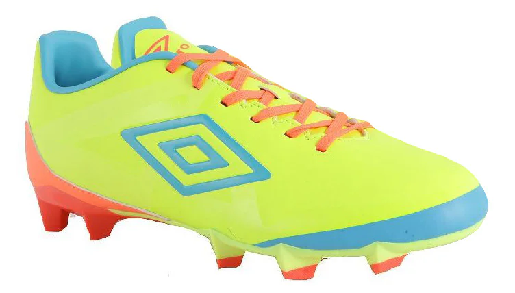 80922U DKC Umbro Velocita Club HG JNR (safety yellow/scuba blue/fiery coral)