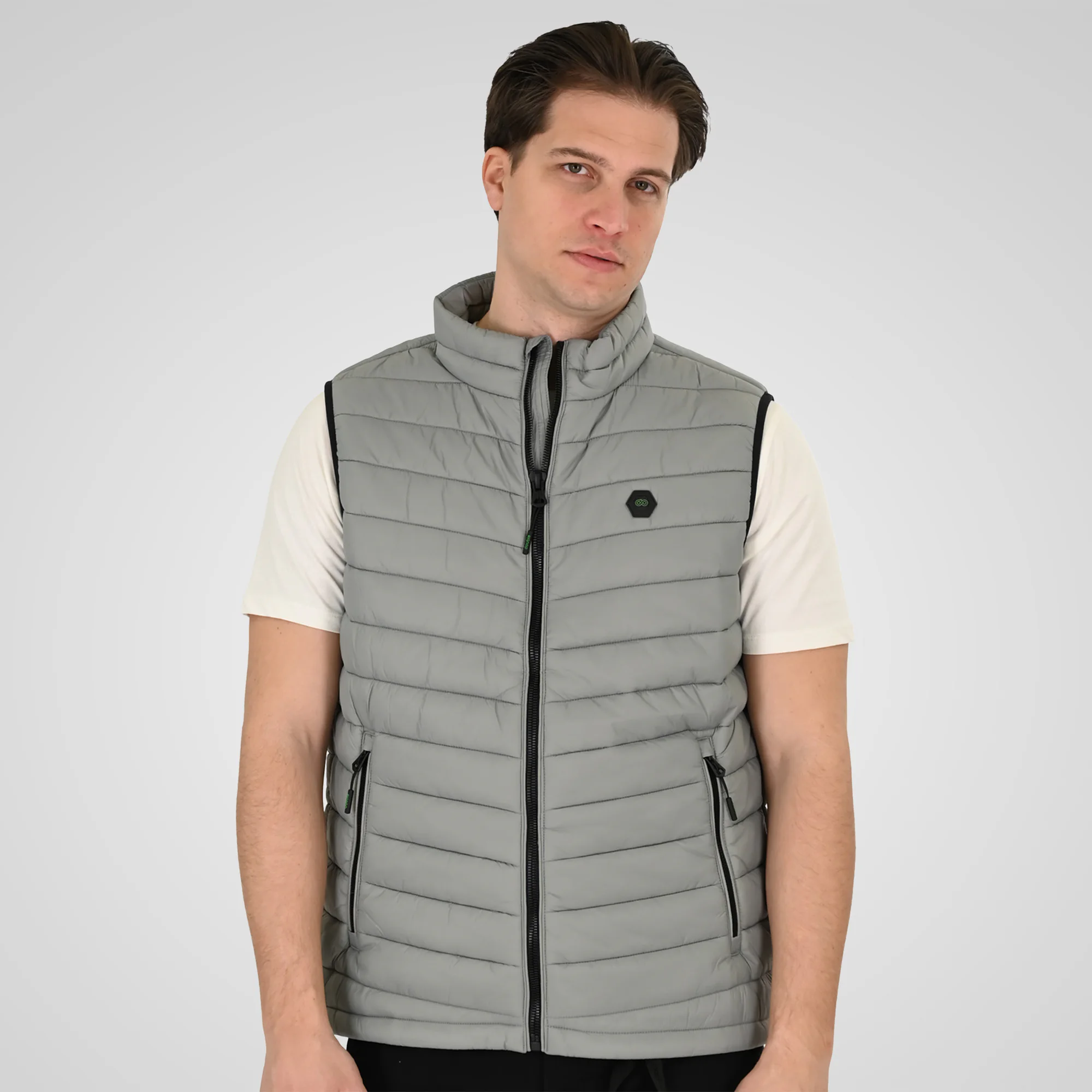 Double Αμάνικο Μπουφάν 261SMJK-2082 Mist Green
