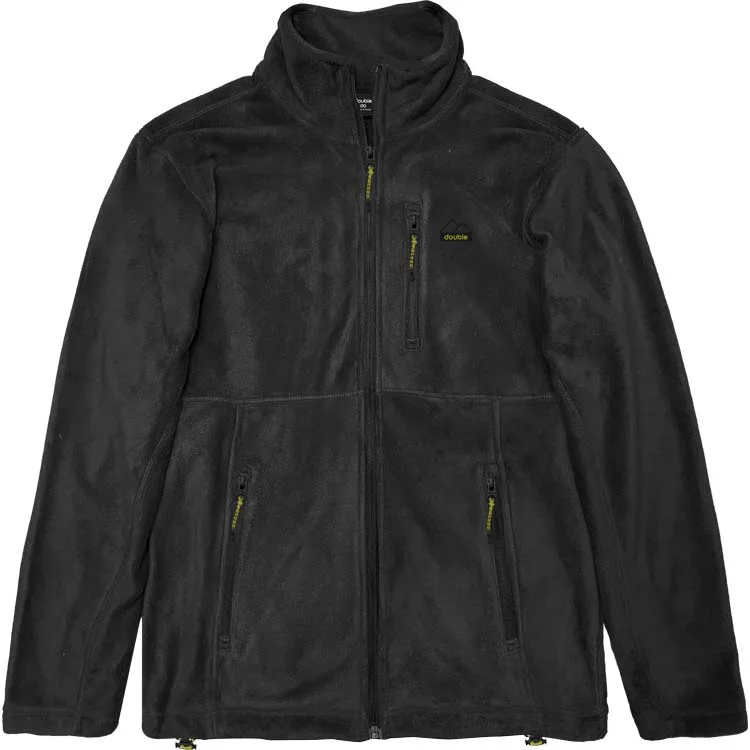 MFT-13A Double Full Zip Polar Fleece (Μεγάλα μεγέθη) (Black)