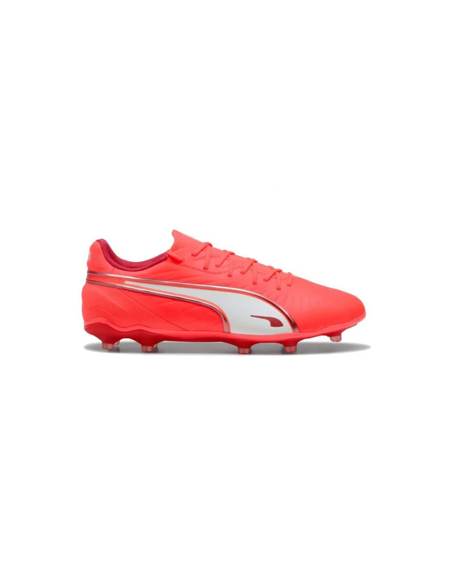 Puma King Match FG/AG glowing Red/White/Red Fire 108315 01