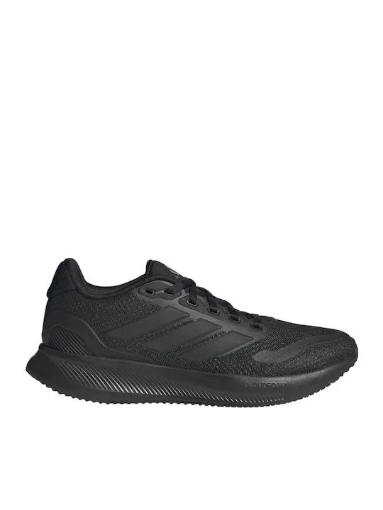 Adidas Runfalcon 5 J Αθλητικά Παιδικά Παπούτσια Running με Κορδόνια Μαύρα IE8586