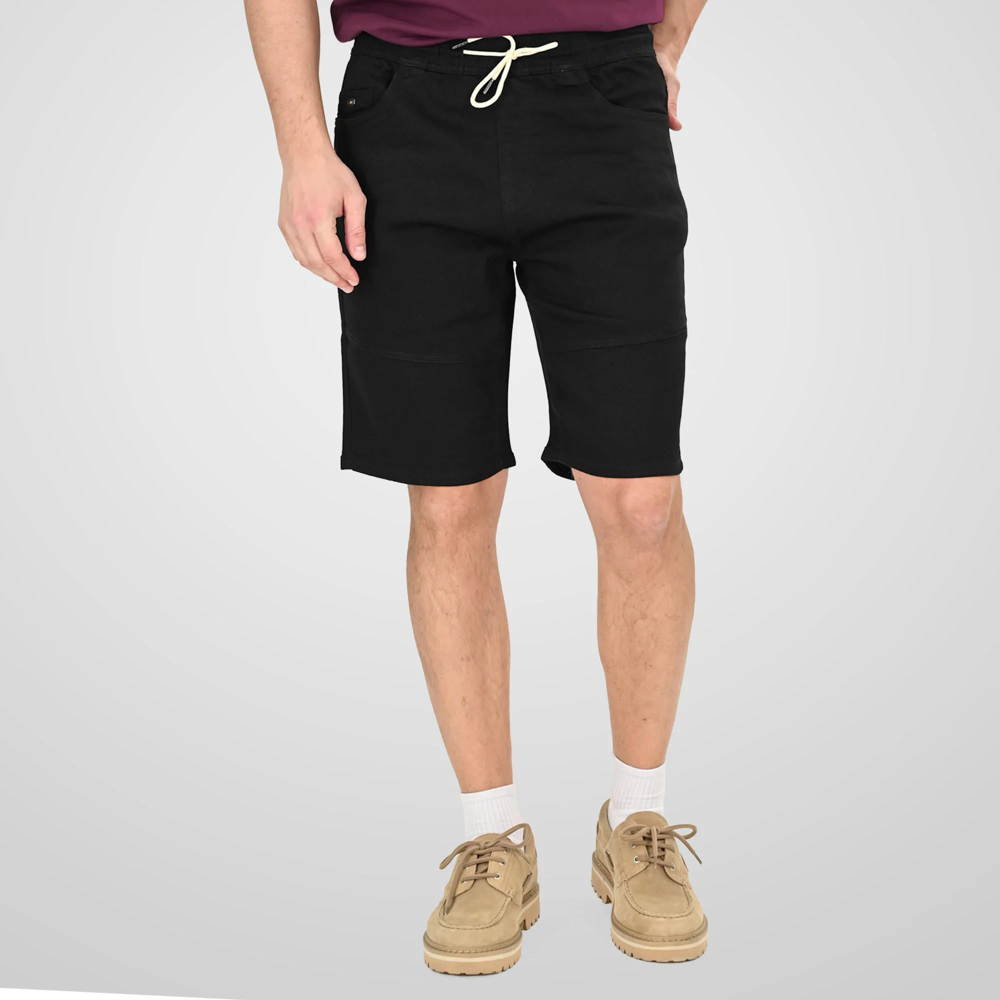 Double Ανδρική Βερμούδα Cargo 261MSHO-7071 Off Black