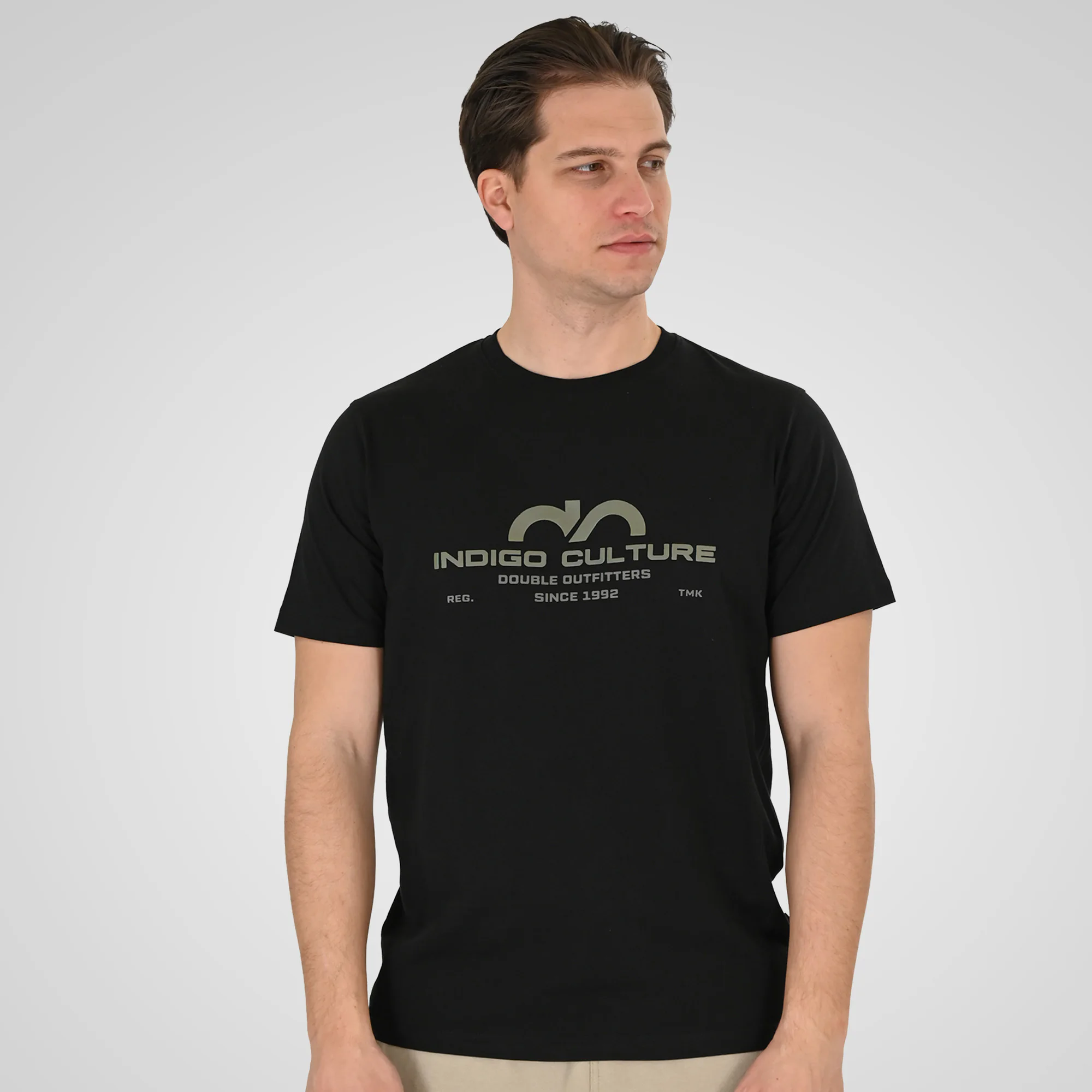 Double Κοντομάνικο Μακό Μπλουζάκι 261TS-9124 Black