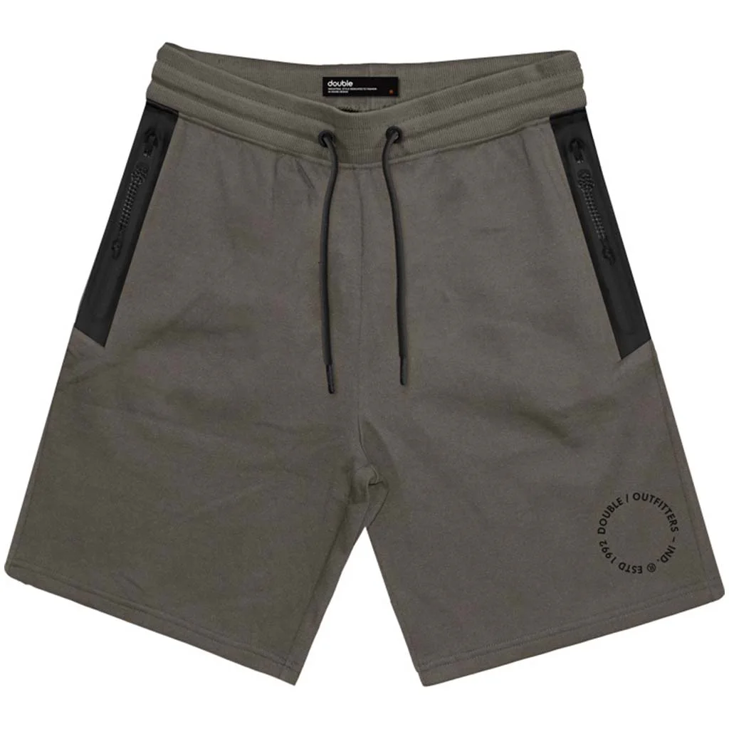 MS-28 Double French Terry Fabric Βερμούδα (Pebble Grey)