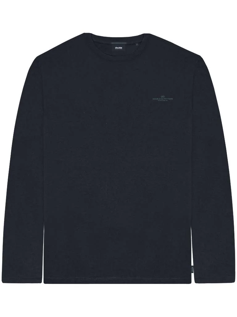 TS-9000Α Double Φούτερ Mακό (Μεγάλα Μεγέθη) Navy