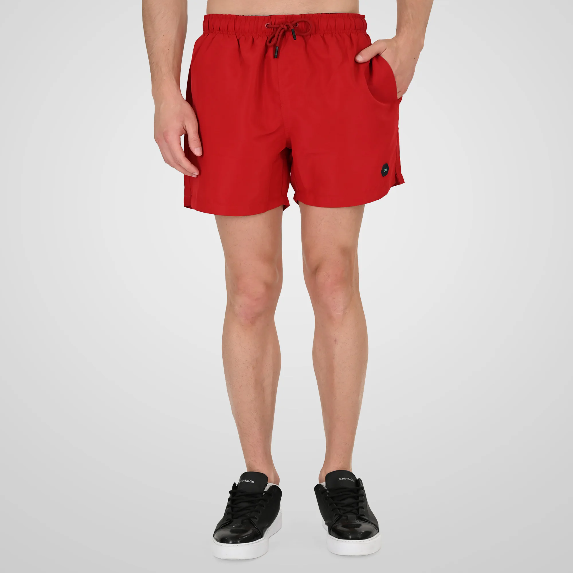 Double Swim Short 261MTS-8031 Hot Red