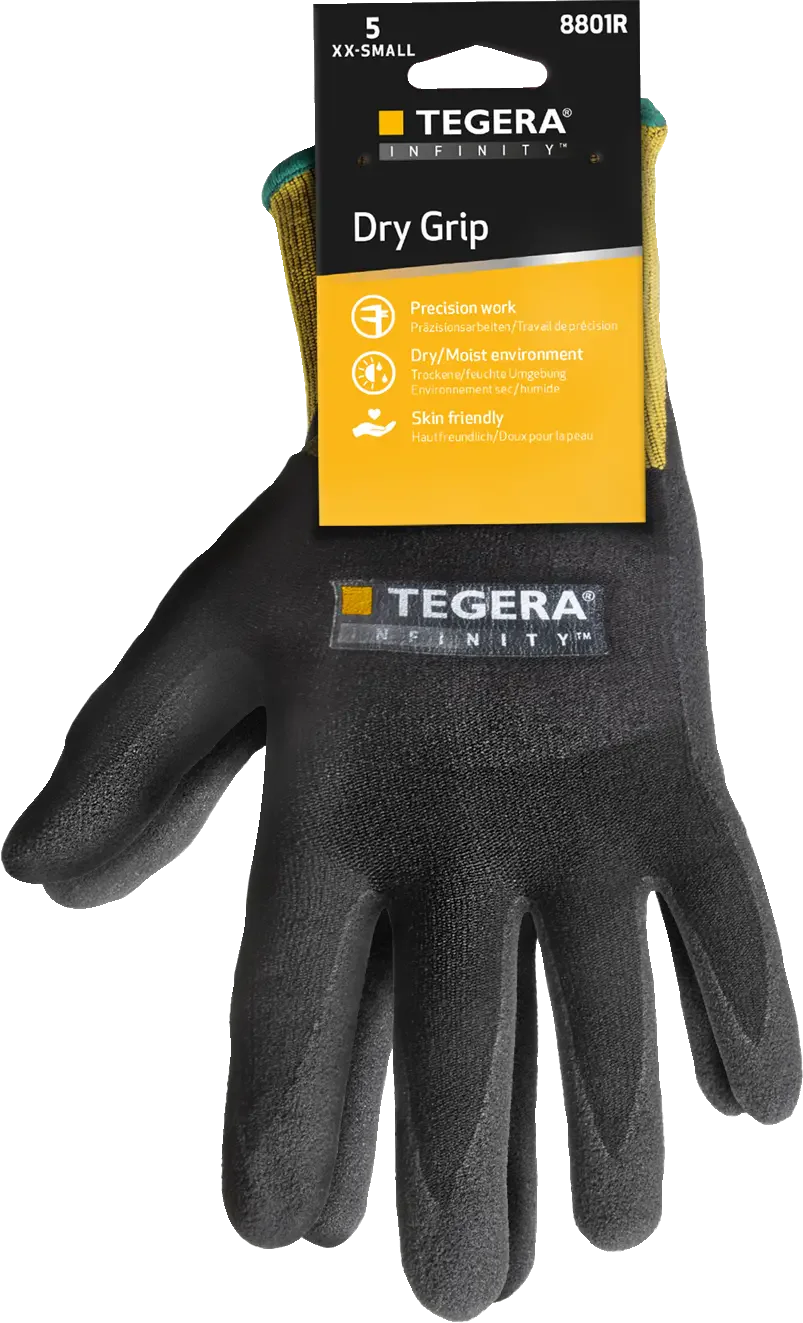 Tegera 8801R Gloves Super soft, foam finish, palm dipped