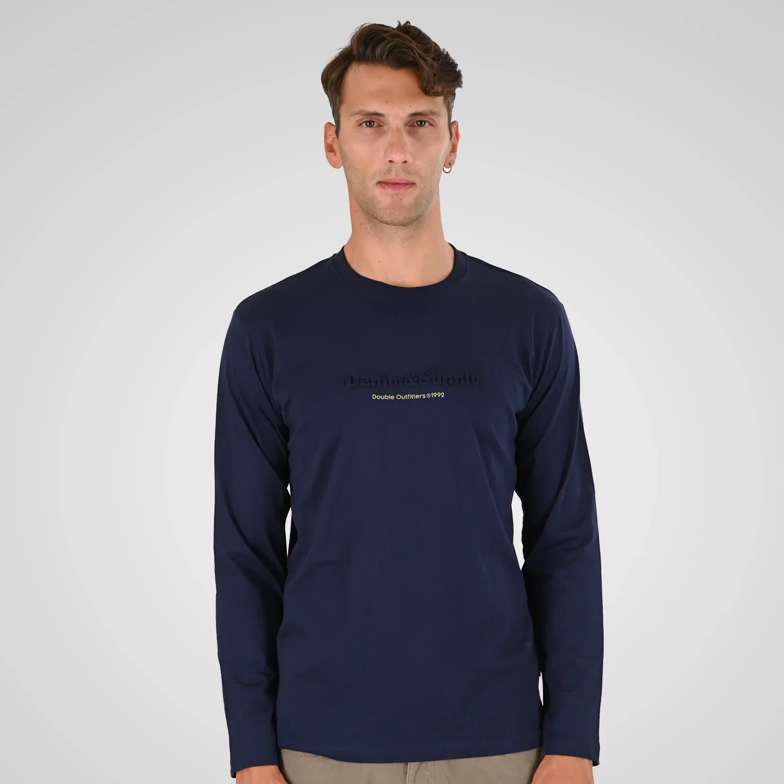 Double Longsleeve T-shirts 262TS-9173 Navy