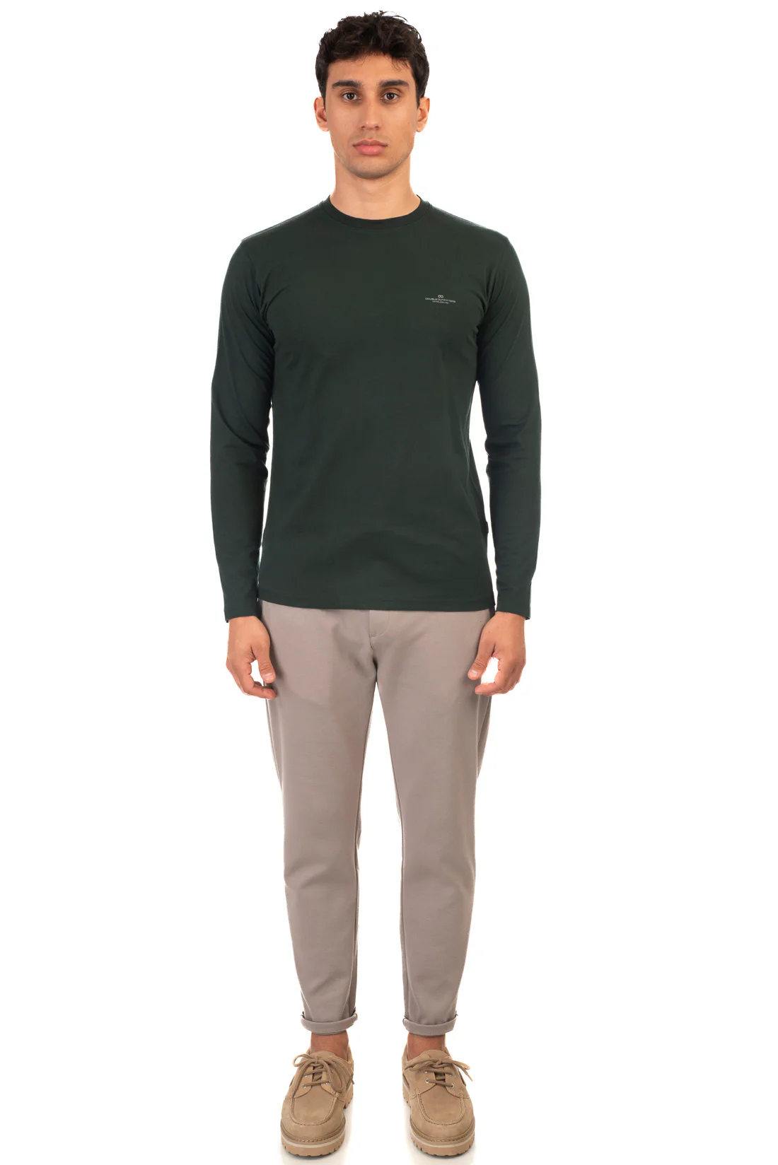 TS-9000Α Double Φούτερ Mακό (Μεγάλα Μεγέθη) Forest Green