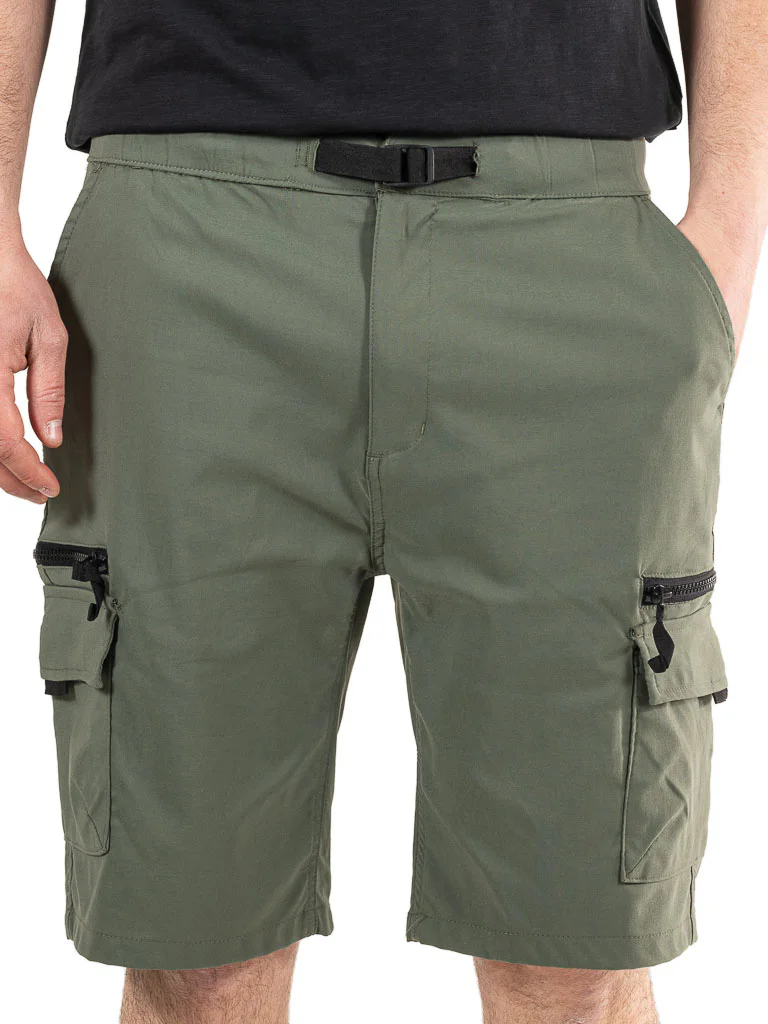 Double Ανδρική Βερμούδα Cargo MSHO-141 Olive