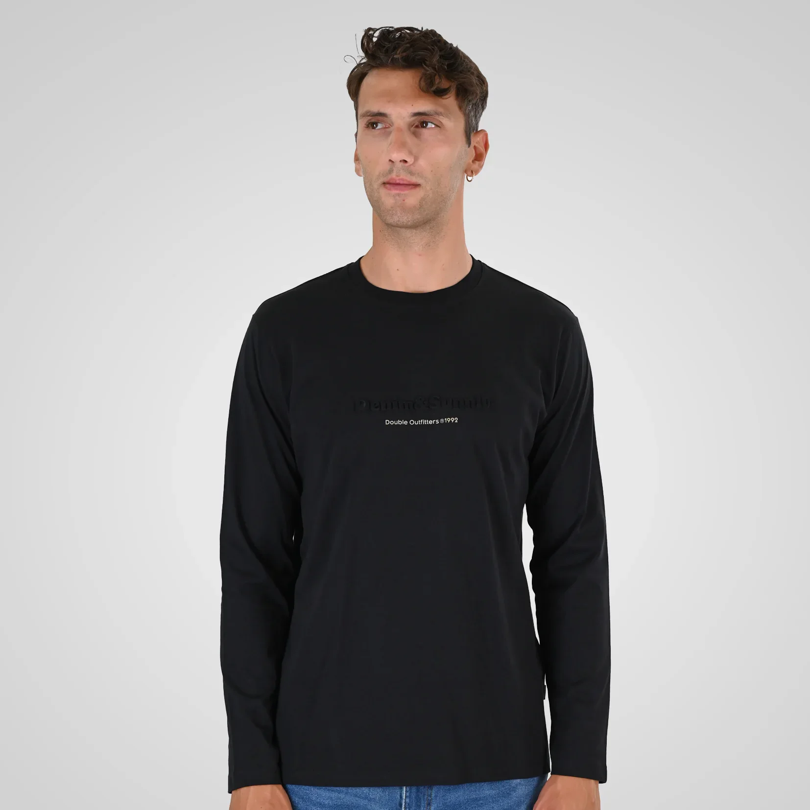Double Longsleeve T-shirts 262TS-9173 Black