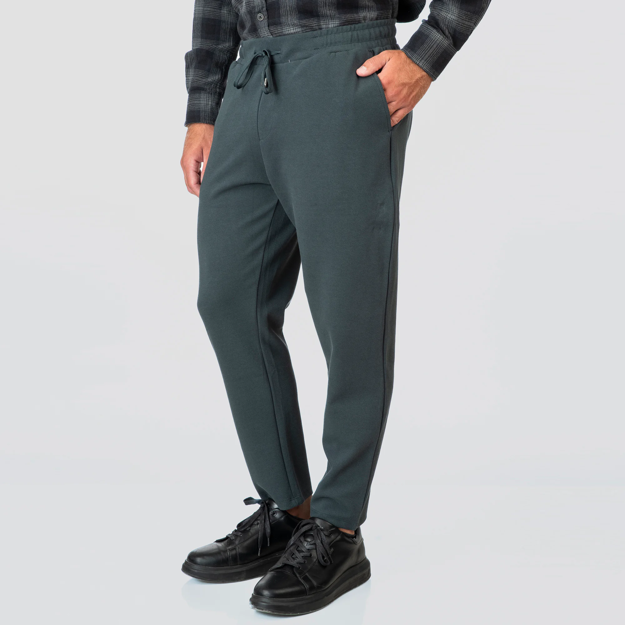 Double Παντελόνι Chinos με Ελαστική Ζώνη 252CP-4072 Blue Gray