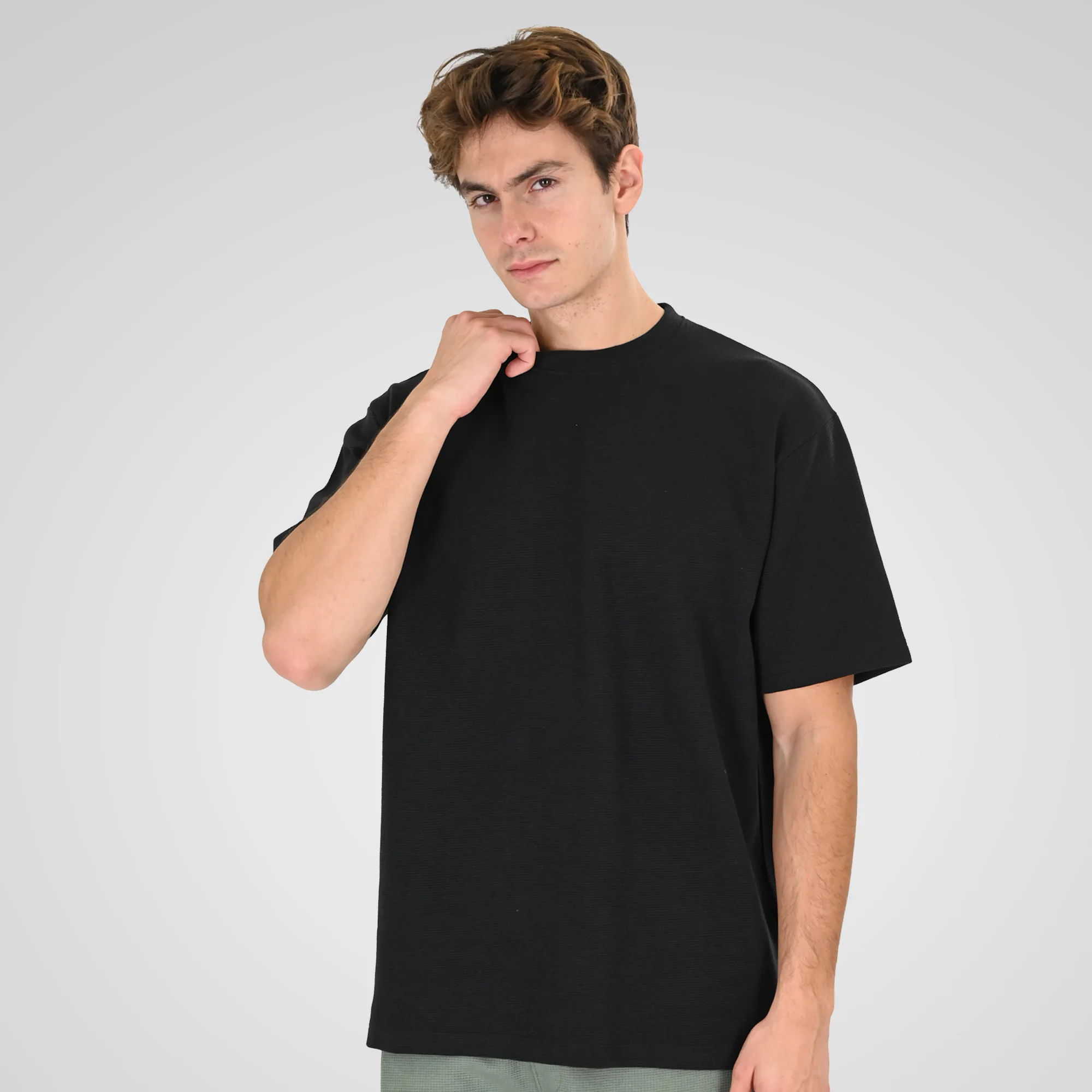 Double Κοντομάνικο Μπλουζάκι 261TS-9151 Black