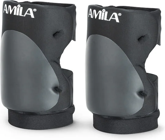 Amila Knee Pad Foam 83009 Επιγονατίδες Βόλεϊ Ενηλίκων Μαύρες
