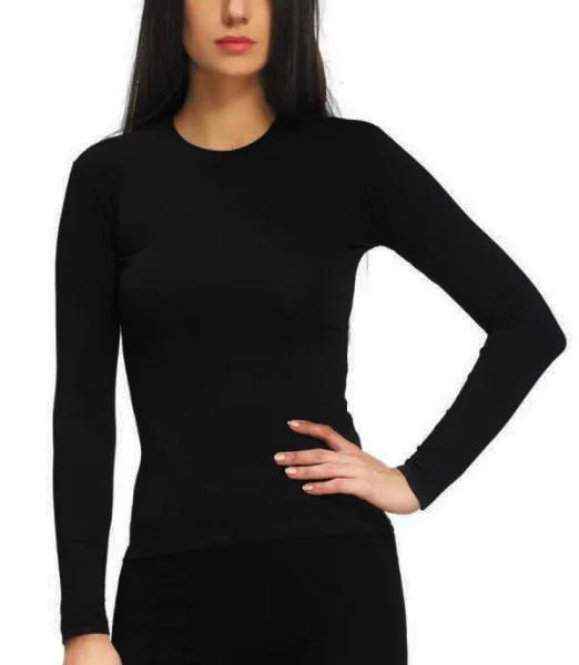 KT01W Kota Thermal Underwear Γυναικεία ισοθερμική μπλούζα Χρώμα Μαύρο