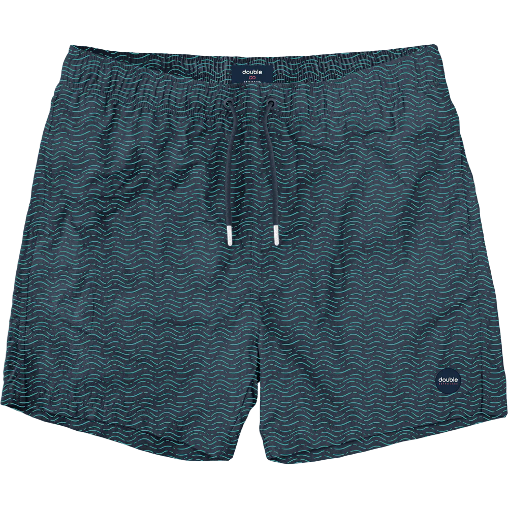 MTS-811A Double Swim Shorts (Mεγάλα Μεγέθη) Combo Νavy