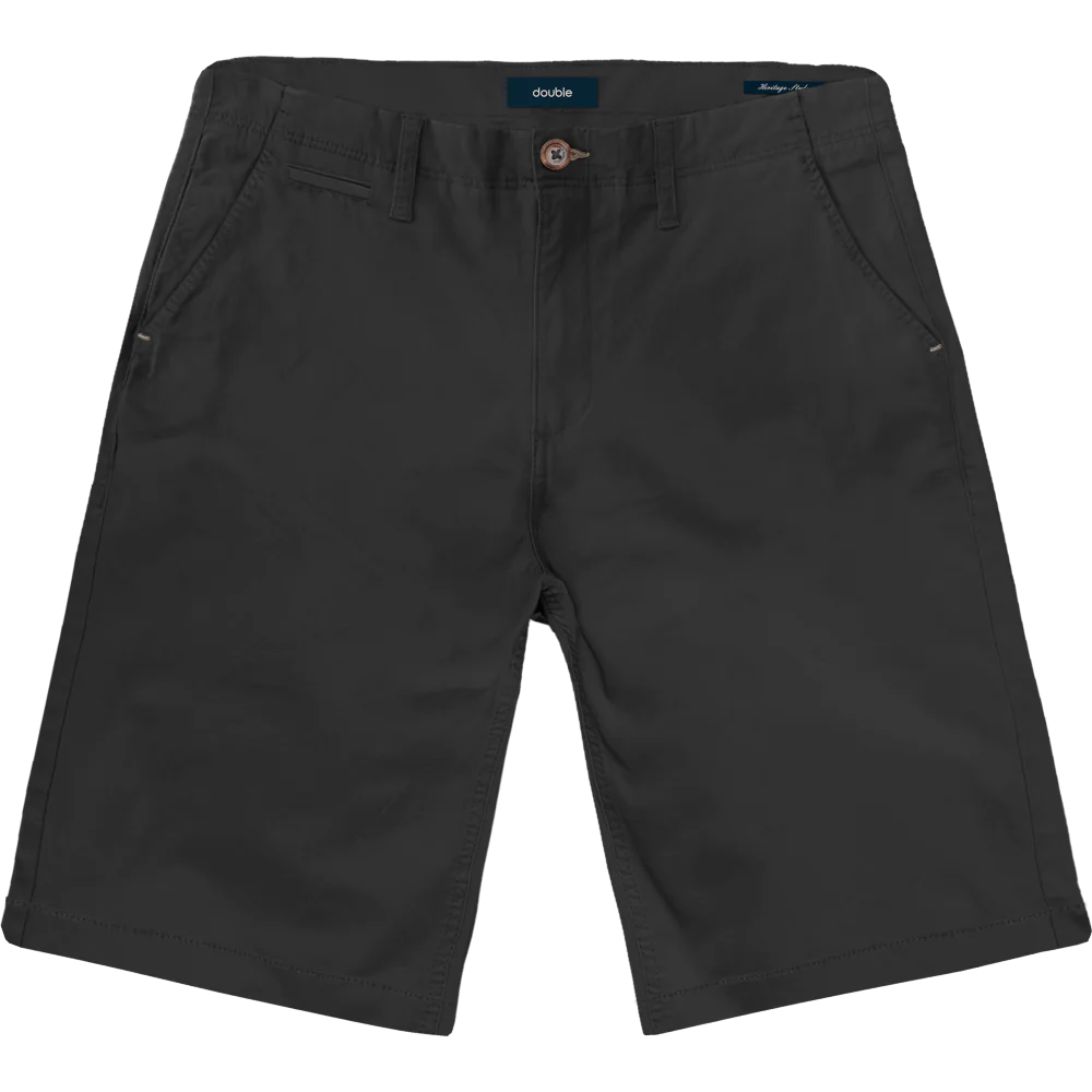 MSHO-722A Double Shorts Chinos (Μεγάλα Μεγέθη) Black